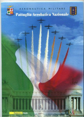 2005 - REPUBBLICA - LOTTO/43343 - PATTUGLIA ACROBATICA NAZIONALE - FOLDER POSTE ITALIANE