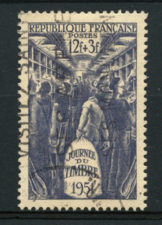 1951 - LOTTO/11831 - FRANCIA - GIORNATA FRANCOBOLLO - USATO