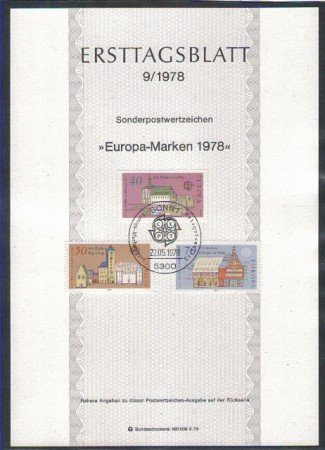 1978 - LOTTO/5272Z - GERMANIA FEDERALE - EUROPA - E.T.B.