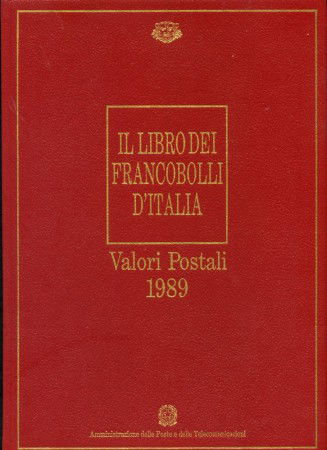 1989 - REPUBBLICA - LOTTO/43367 - LIBRO UFFICIALE DELLE POSTE