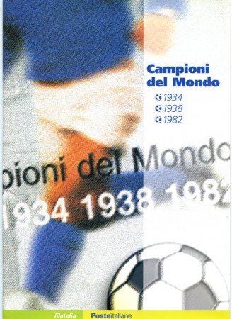 2004 - LOTTO/13080 - REPUBBLICA - FOLDER CAMPIONI DEL MONDO DI CALCIO