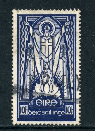 1940 /45 - IRLANDA - 10s. SAN PATRIZIO - USATO - LOTTO/25986