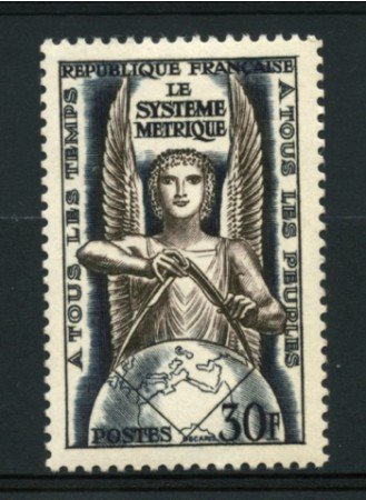 1954 - LOTTO/11913 - FRANCIA - SISTEMA METRICO DECIMALE - NUOVO