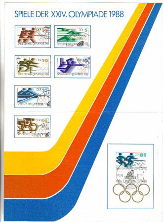 1988 - LOTTO/4678 - GERMANIA ORIENTALE - OLIMPIADI DI SEOUL