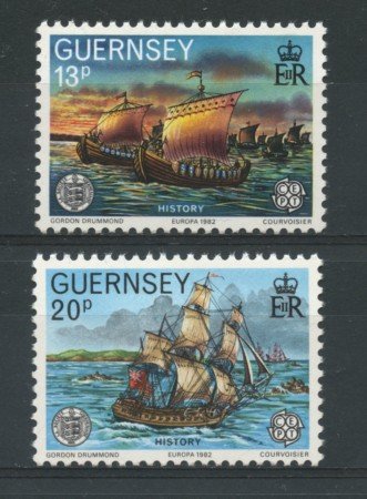 1982 - LOTTO/13429 - GUERNSEY - EUROPA 2v.
