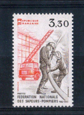1982 - LOTTO/FRA2233N - FRANCIA - FEDERAZIONE DEI POMPIERI - NUOVO