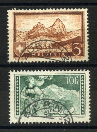 1930/31 - SVIZZERA - VEDUTE 2v. - USATI - LOTTO/34025