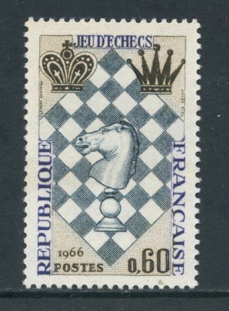 1966 - FRANCIA - FESTIVAL DEGLI SCACCHI - NUOVO - LOTTO/25958