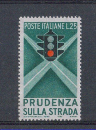 1957 - LOTTO/6317 - REPUBBLICA - EDUCAZIONE STRADALE