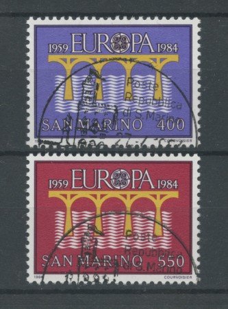 1984 - LOTTO/17588 - SAN MARINO - EUROPA 2v. - USATI