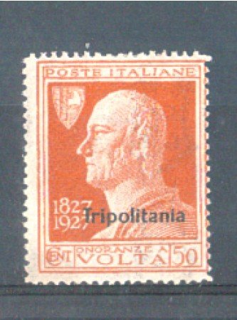 1927 - TRIPOLITANIA - LOTTO/10109L - 50 cent. A. VOLTA