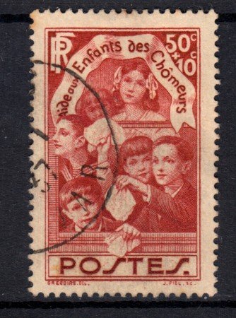 1936 - LOTTO/15442 - FRANCIA - PRO FIGLI DISOCCUPATI - USATO