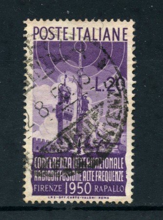 1950 - REPUBBLICA - 20 LIRE RADIODIFFUSIONE - USATO - LOTTO/25259C