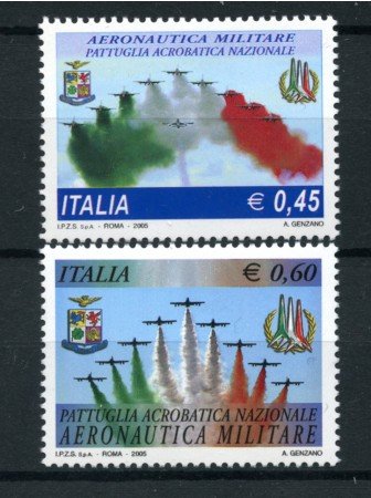 2005 - LOTTO/15160 - REPUBBLICA - FRECCE TRICOLORI - 2v. - NUOVI