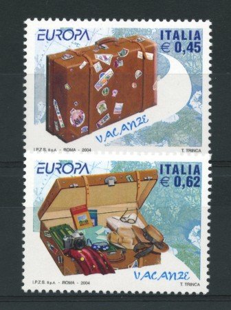 2004 - LOTTO/7462 - REPUBBLICA - EUROPA VACANZE 2v. - NUOVI