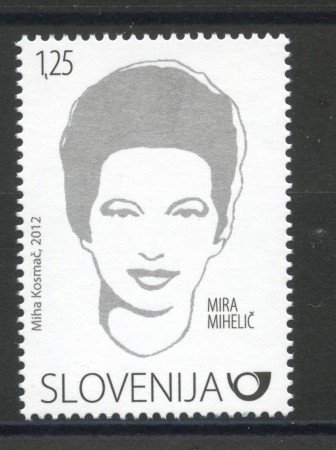 2012 - SLOVENIA - MIRA MIHELIC - NUOVO - LOTTO/34505
