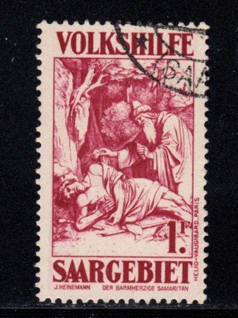 1931 - LOTTO/12957 - SARRE - 1Fr. + 50 BENEFICENZA - USATO