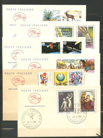 1973/1991 - REPUBBLICA - LOTTO/42543 - INSIEME DI  50 BUSTE FDC CAVALLINO DIFFERENTI