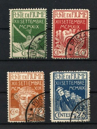 1920 - FIUME - LOTTO/39771 - LEGIONARI 4v. - USATI