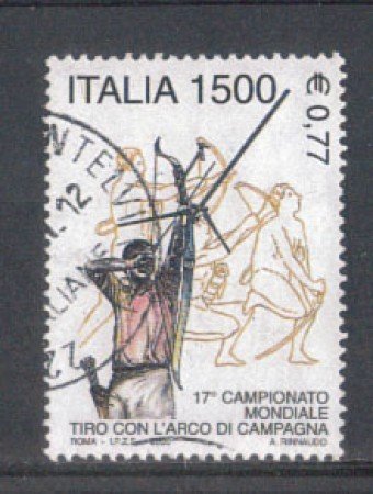 2000 - LOTTO/7281U - REPUBBLICA - TIRO CON L'ARCO - USATO