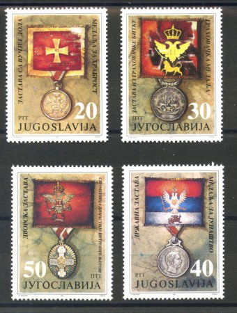 1991 - JUGOSLAVIA - LOTTO/38581 - MEDAGLIE 4v. - NUOVI