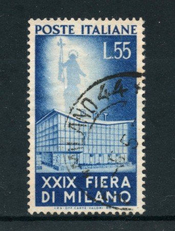 1951 - REPUBBLICA - 55 LIRE FIERA DI MILANO - USATO - LOTTO/12408D