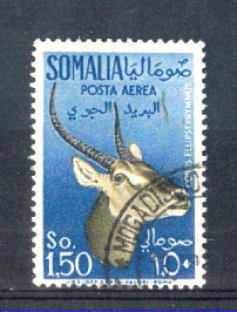 1955 - LOTTO/9865U - SOMALIA AFIS - P/AEREA  1,50 GAZZELLE - USATO