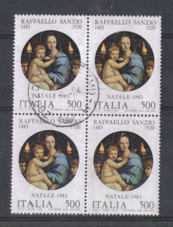 1983 - LOTTO/6801UC - REPUBBLICA - 500 L. NATALE - QUART/USATA