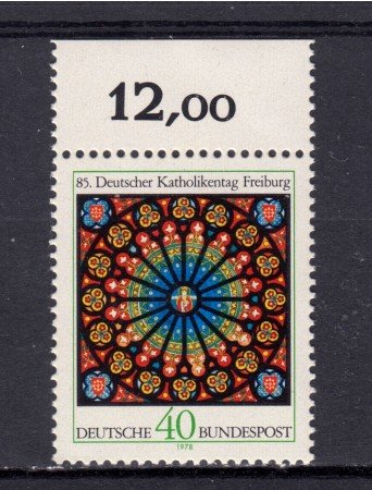 1978 - GERMANIA FEDERALE - CATTOLICI TEDESCHI - NUOVO - LOTTO/31436