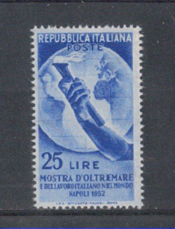1952 - LOTTO/6181 - REPUBBLICA - MOSTRA D'OLTREMARE NAPOLI
