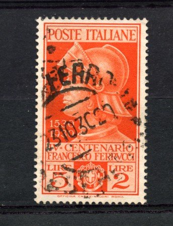 1930 - LOTTO/24631 - REGNO - 5+2 LIRE FRANCESCO FERRUCCI - USATO