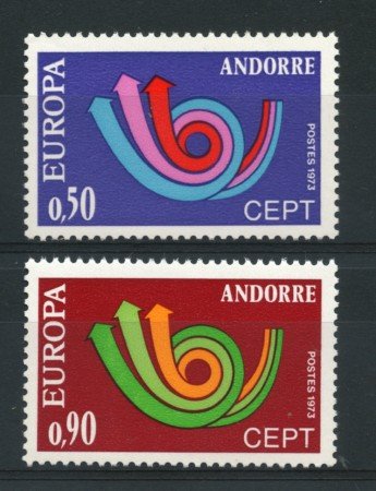 1973 - ANDORRA FRANCESE - LOTTO/14007 - EUROPA 2v. - NUOVI