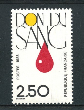 1988 - LOTTO/17451 - FRANCIA - DONATORI SANGUE - NUOVO