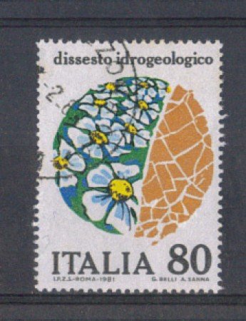 1981 - LOTTO/6741U - REPUBBLICA - IDROGEOLOGICO - USATO