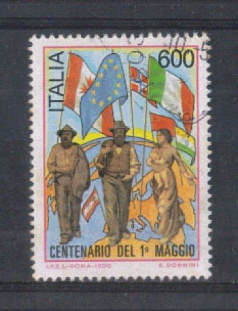 1990 - LOTTO/6939U - REPUBBLICA - CENTENARIO 1° MAGGIO USATO