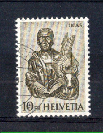 1961 - LOTTO/SVI660EU - SVIZZERA - 10 Fr. EVANGELISTI - USATO
