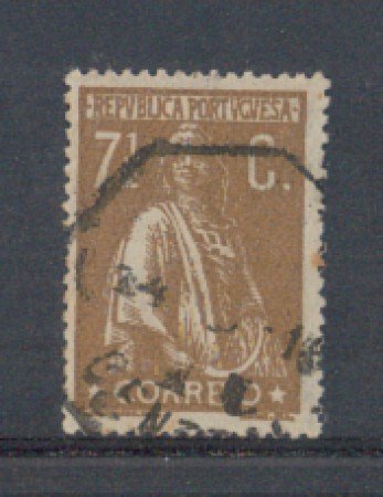 1912 - LOTTO/9660HU - PORTOGALLO -  7,5c. BISTRO CERERE - USATO