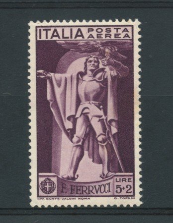 1930 - LOTTO/14835 - REGNO - POSTA AEREA  5+2 LIRE  FRANCESCO FERRUCCI - NUOVO