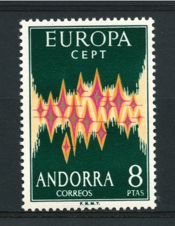 1972 - ANDORRA SPAGNOLA - LOTTO/14004 - EUROPA 1v. - NUOVO