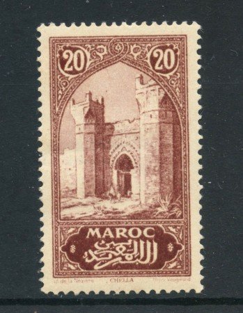 1917 - MAROCCO FRANCESE - 20c. PORTA DI CHELLA - NUOVO - LOTTO/28439