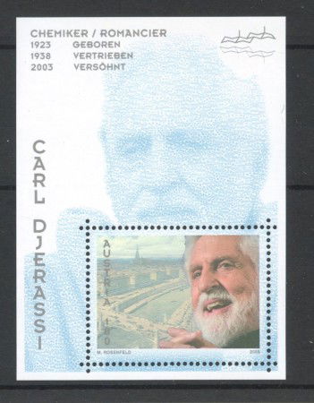 2005 - AUSTRIA - LOTTO/42066 - CARL DJERASSI - FOGLIETTO NUOVO