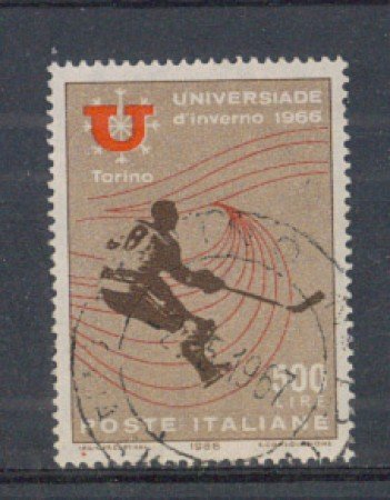 1966 - LOTTO/6447UC - REPUBBLICA - 500 L. UNIVERSIADE USATO