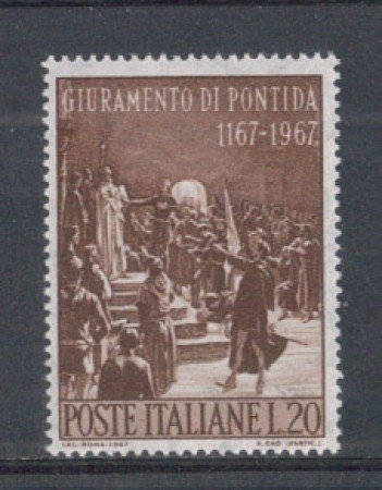 1967 - LOTTO/6473 - REPUBBLICA - GIURAMENTO DI PONTIDA