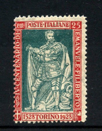1928 - REGNO - LOTTO/47390 - 25 CENT. EMANULE FILIBERTO - T/L