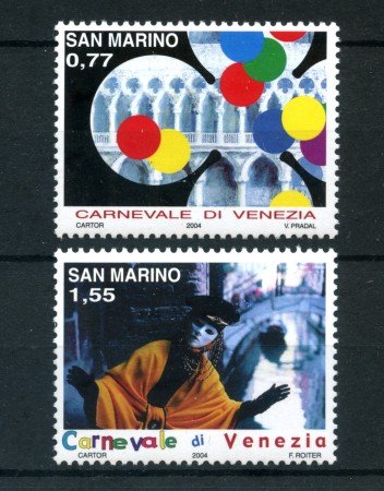 2004 - LOTTO/23325 - SAN MARINO - CARNEVALE DI VENEZIA 2v. - NUOVI