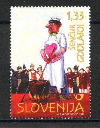 2011 - SLOVENIA - FOLCLORE CARNEVALE - NUOVO - LOTTO/34472