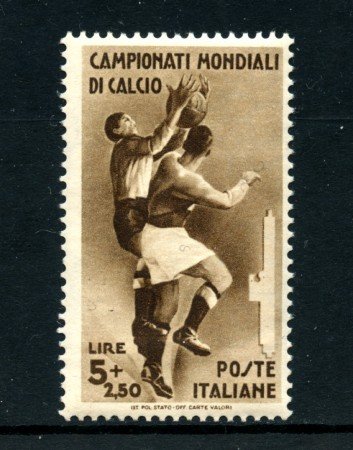 1934 - LOTTO/24673 - REGNO - 5+2,50 Lire  MONDIALI DI CALCIO - NUOVO