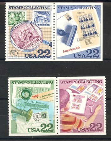 1986 - STATI UNITI - ESPOSIZIONE AMERIPEX 4v. - NUOVI - LOTTO/35703