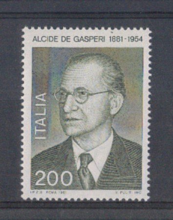 1981 - LOTTO/6734 - REPUBBLICA - ALCIDE DE GASPERI