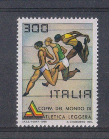 1981 - LOTTO/6747 - REPUBBLICA - ATLETICA LEGGERA